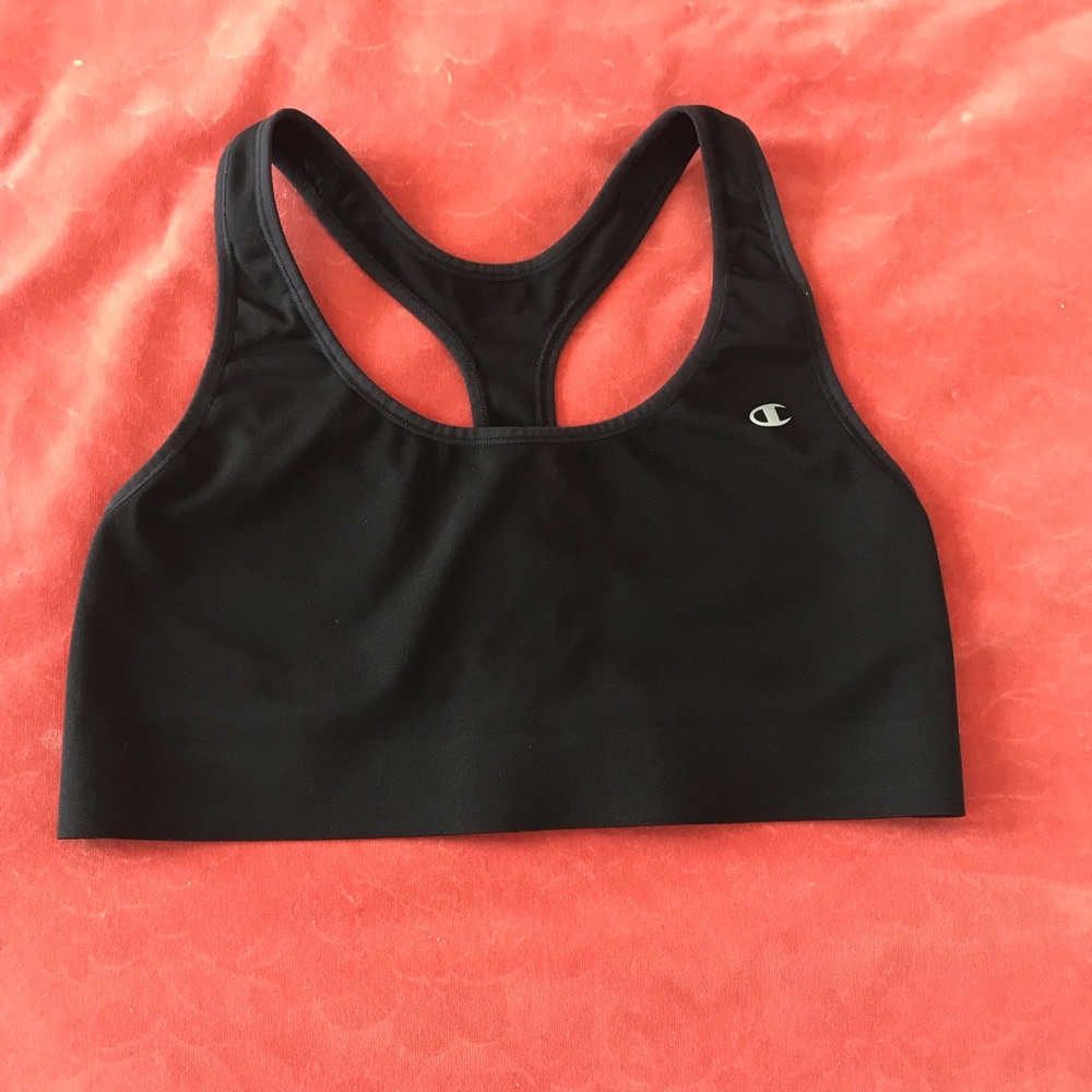 Champion black sports bra